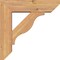 Ekena Millwork Funston Slat Smooth Bracket w/ Offset Brace, Western Red Cedar, 5 1/2"W x 18"D x 18"H BKT0604X18X18FST06SWR - alternate 2